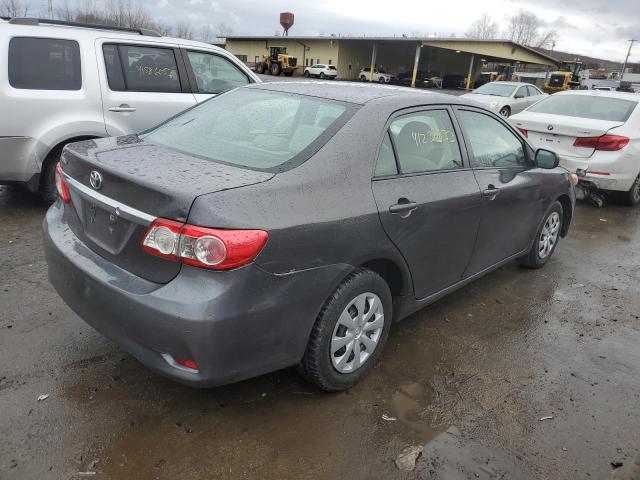 5YFBU4EE5CP068104 - 2012 TOYOTA COROLLA BASE GRAY photo 3
