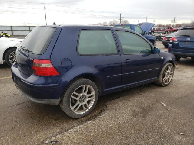 9BWPH61J424064545 - 2002 VOLKSWAGEN GTI VR6 BLUE photo 3