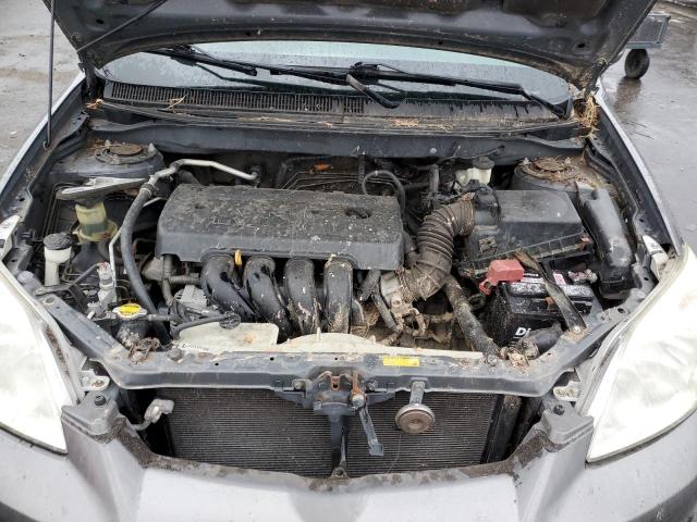 2T1KR32E08C714754 - 2008 TOYOTA COROLLA MA XR GRAY photo 11