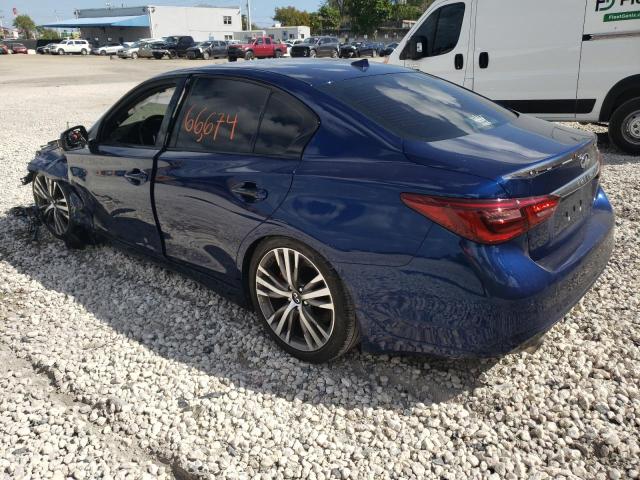 JN1FV7AP8JM460228 - 2018 INFINITI Q50 RED SPORT 400 BLUE photo 2