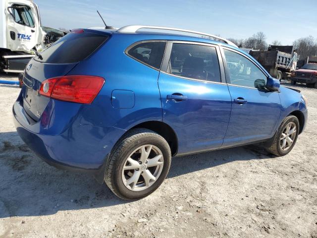 JN8AS58T98W000523 - 2008 NISSAN ROGUE S BLUE photo 3