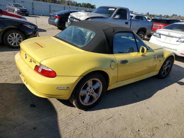 WBACH9346YLF89185 - 2000 BMW Z3 2.3 YELLOW photo 3