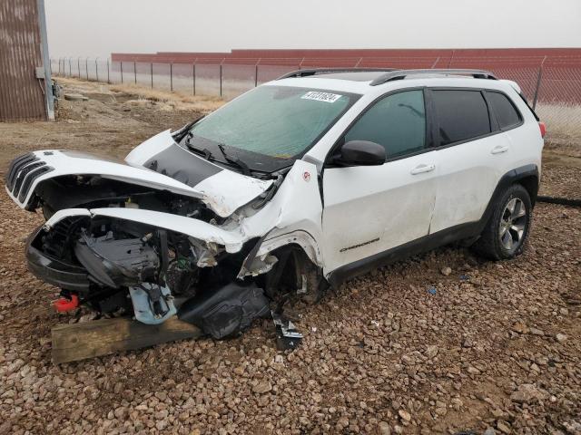 1C4PJMBS4GW163629 - 2016 JEEP CHEROKEE TRAILHAWK WHITE photo 1