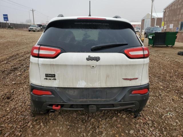 1C4PJMBS4GW163629 - 2016 JEEP CHEROKEE TRAILHAWK WHITE photo 6