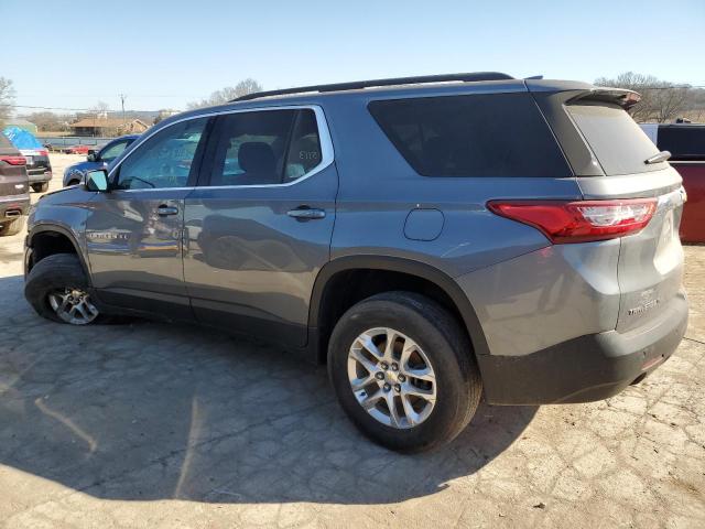 1GNEVGKW8MJ194110 - 2021 CHEVROLET TRAVERSE LT GRAY photo 2