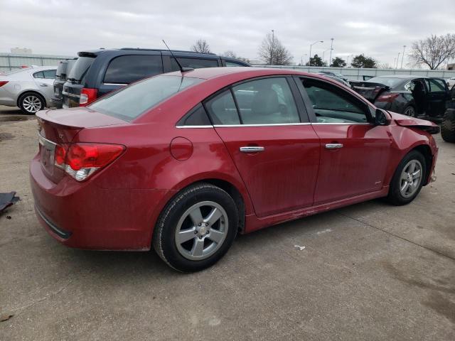 1G1PC5SBXE7465796 - 2014 CHEVROLET CRUZE LT RED photo 3