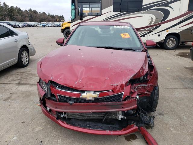 1G1PC5SBXE7465796 - 2014 CHEVROLET CRUZE LT RED photo 5