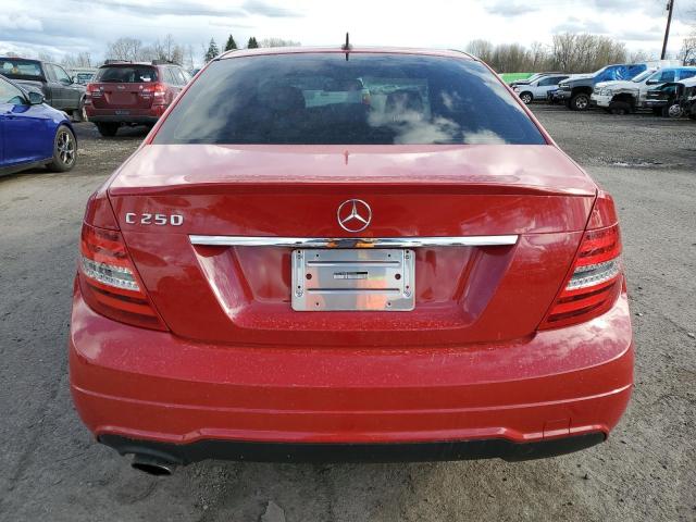 WDDGF4HB0EA939506 - 2014 MERCEDES-BENZ C 250 RED photo 6