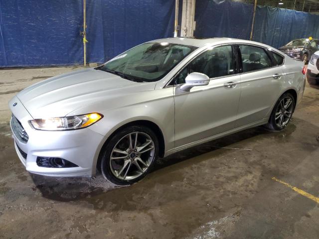 3FA6P0K93ER240416 - 2014 FORD FUSION TITANIUM SILVER photo 1