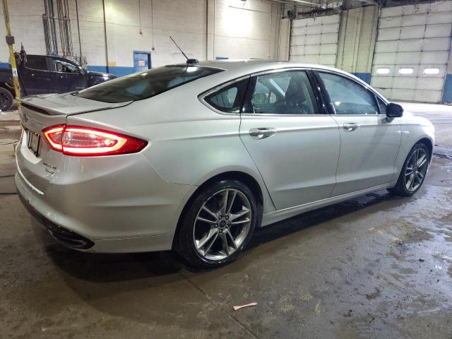 3FA6P0K93ER240416 - 2014 FORD FUSION TITANIUM SILVER photo 3