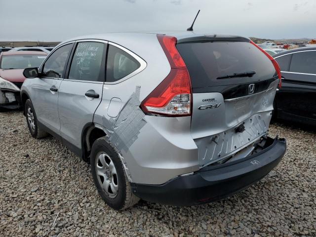 2HKRM4H32DH643265 - 2013 HONDA CR-V LX SILVER photo 2