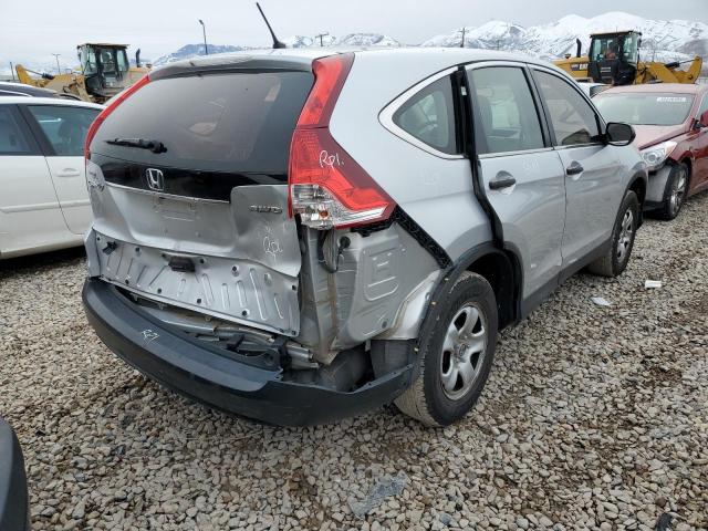 2HKRM4H32DH643265 - 2013 HONDA CR-V LX SILVER photo 3