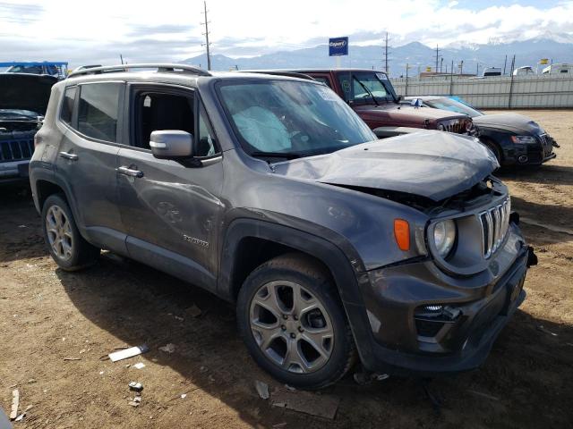 ZACNJBD13KPJ94602 - 2019 JEEP RENEGADE LIMITED GRAY photo 4