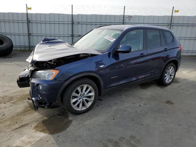 5UXWX9C52D0D01300 - 2013 BMW X3 XDRIVE28I BLUE photo 1