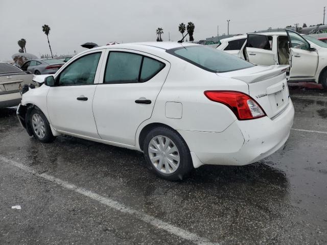 3N1CN7AP7EL806675 - 2014 NISSAN VERSA S WHITE photo 2