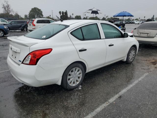 3N1CN7AP7EL806675 - 2014 NISSAN VERSA S WHITE photo 3