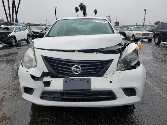 3N1CN7AP7EL806675 - 2014 NISSAN VERSA S WHITE photo 5