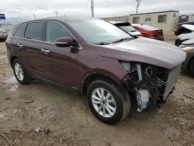 5XYPGDA5XKG458394 - 2019 KIA SORENTO LX BURGUNDY photo 4