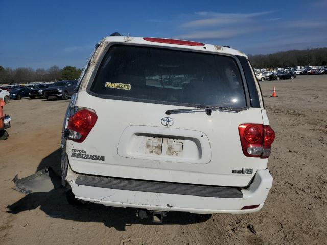 5TDZT34A37S293659 - 2007 TOYOTA SEQUOIA SR5 WHITE photo 6