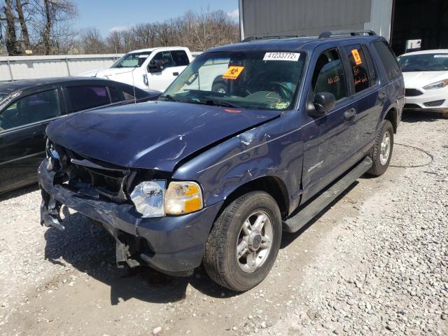 1FMZU73K24ZA03223 - 2004 FORD EXPLORER XLT BLUE photo 2