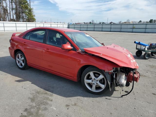 1YVHP84CX75M47959 - 2007 MAZDA 6 I RED photo 4