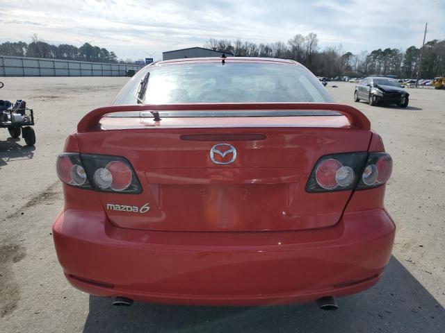 1YVHP84CX75M47959 - 2007 MAZDA 6 I RED photo 6