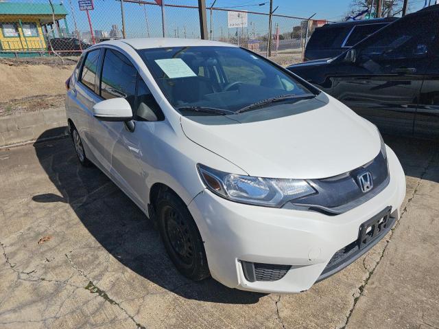 3HGGK5H58FM737248 - 2015 HONDA FIT LX WHITE photo 1