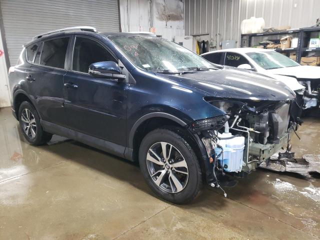 2T3RFREV9HW670555 - 2017 TOYOTA RAV4 XLE BLUE photo 4