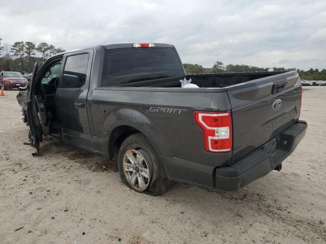 1FTEW1CP5LKD74860 - 2020 FORD F150 SUPERCREW GRAY photo 2