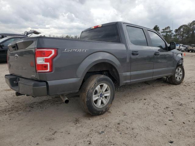 1FTEW1CP5LKD74860 - 2020 FORD F150 SUPERCREW GRAY photo 3