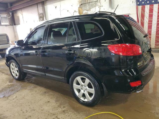 5NMSH73E78H208759 - 2008 HYUNDAI SANTA FE SE BLACK photo 2