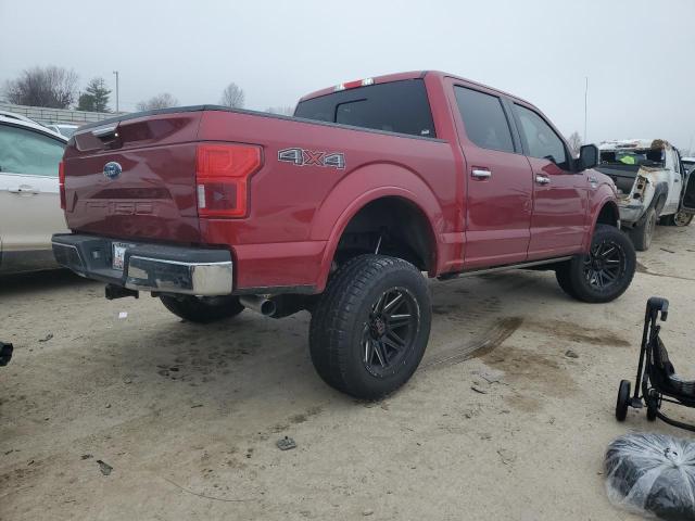 1FTEW1EGXJFB06311 - 2018 FORD F150 SUPERCREW RED photo 3