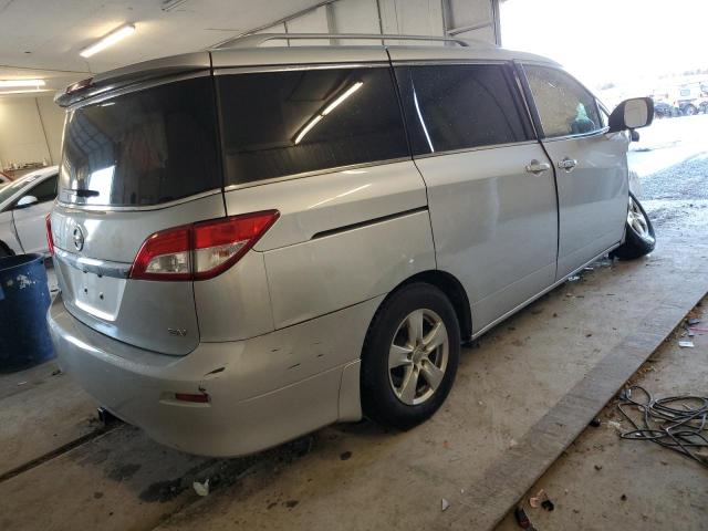 JN8AE2KP4D9067945 - 2013 NISSAN QUEST S SILVER photo 3