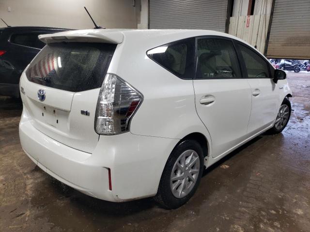 JTDZN3EU4D3207873 - 2013 TOYOTA PRIUS V WHITE photo 3