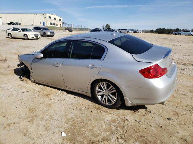 JN1CV6AR2CM978207 - 2012 INFINITI G37 SILVER photo 2