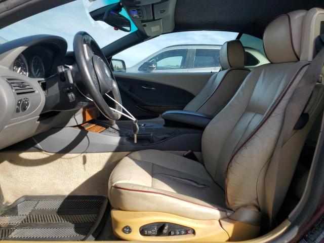 WBAEK73475B325485 - 2005 BMW 645CI CI AUTOMATIC BLACK photo 7