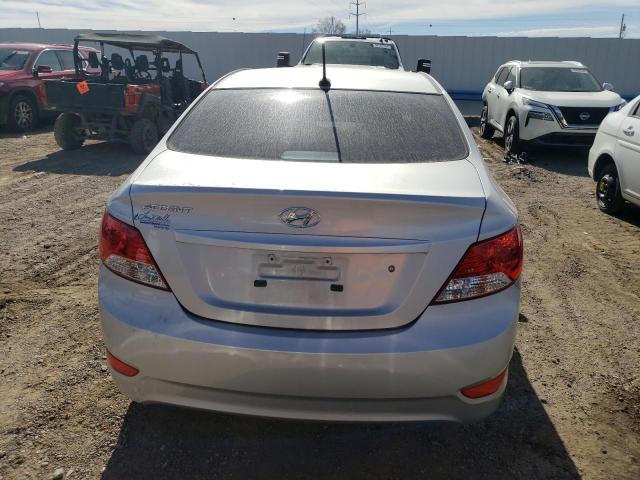 KMHCT4AE6EU728522 - 2014 HYUNDAI ACCENT GLS GRAY photo 6