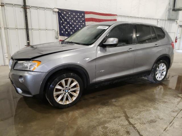 5UXWX9C53E0D38356 - 2014 BMW X3 XDRIVE28I GRAY photo 1