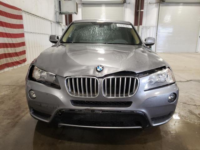 5UXWX9C53E0D38356 - 2014 BMW X3 XDRIVE28I GRAY photo 5