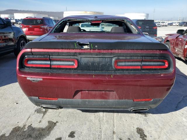 2C3CDZAG6LH110086 - 2020 DODGE CHALLENGER SXT MAROON photo 6