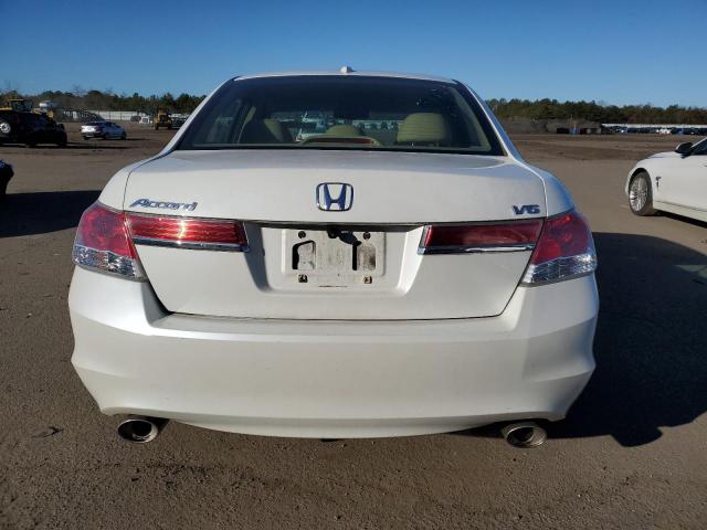 1HGCP3F83CA011307 - 2012 HONDA ACCORD EXL WHITE photo 6