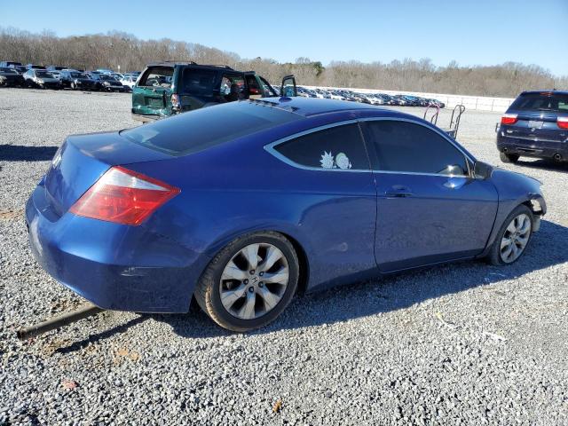 1HGCS12898A025504 - 2008 HONDA ACCORD EXL BLUE photo 3