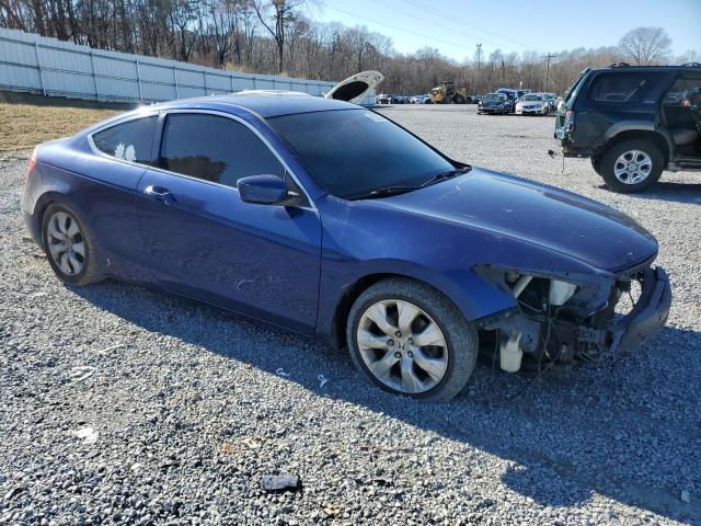 1HGCS12898A025504 - 2008 HONDA ACCORD EXL BLUE photo 4