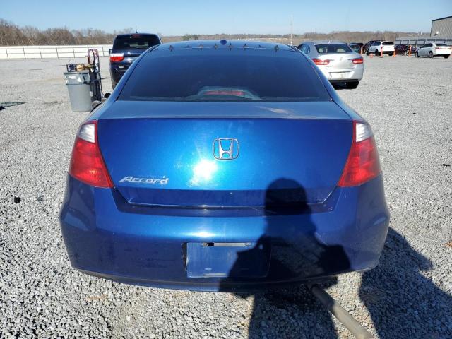 1HGCS12898A025504 - 2008 HONDA ACCORD EXL BLUE photo 6