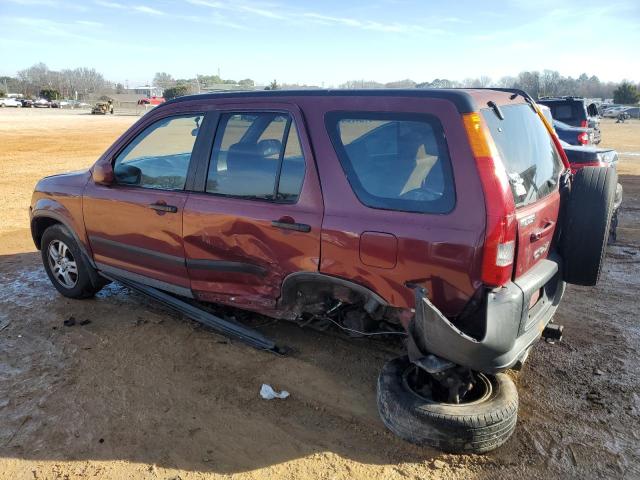 SHSRD78812U006210 - 2002 HONDA CR-V EX BURGUNDY photo 2