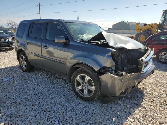 5FNYF4H5XDB038027 - 2013 HONDA PILOT EXL SILVER photo 4