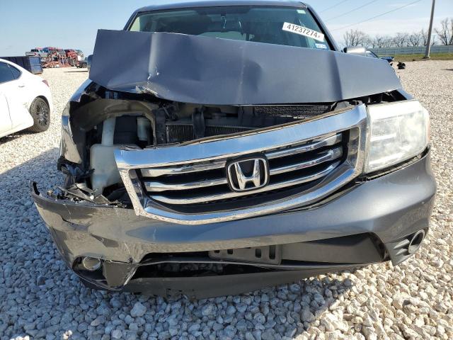 5FNYF4H5XDB038027 - 2013 HONDA PILOT EXL SILVER photo 5