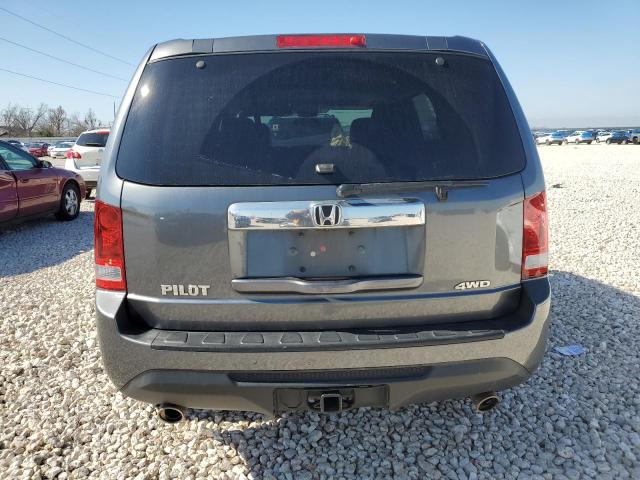 5FNYF4H5XDB038027 - 2013 HONDA PILOT EXL SILVER photo 6