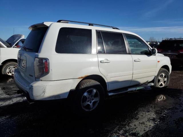 5FNYF18338B500026 - 2008 HONDA PILOT SE WHITE photo 3