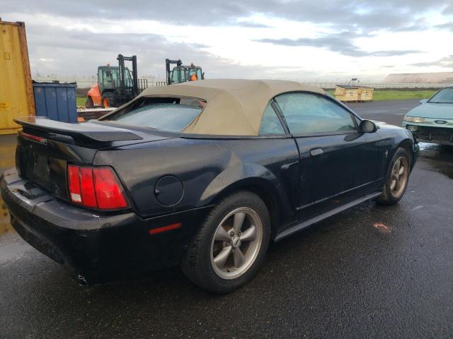 1FAFP44412F218836 - 2002 FORD MUSTANG BLACK photo 3